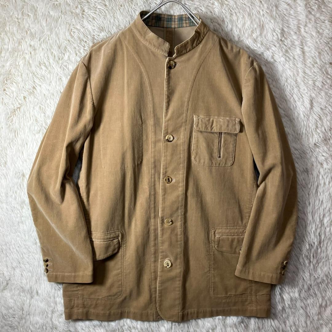 美品 PAPAS パパス カバーオール コーデュロイジャケット 日本製 L