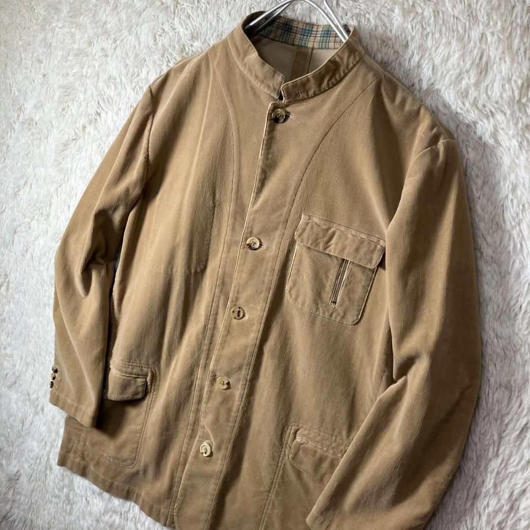 美品 PAPAS パパス カバーオール コーデュロイジャケット 日本製 L