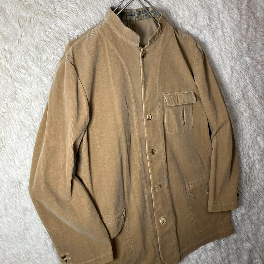美品 PAPAS パパス カバーオール コーデュロイジャケット 日本製 L