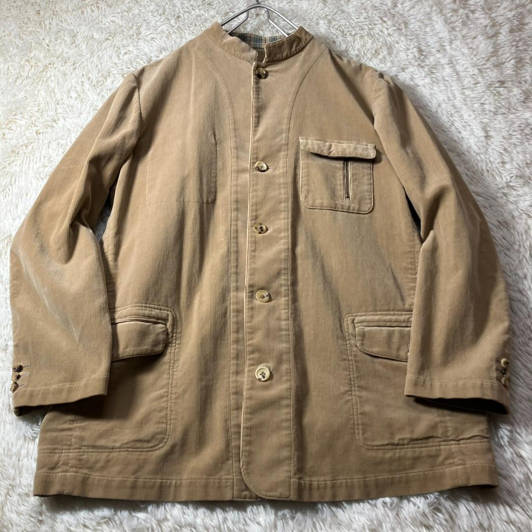 美品 PAPAS パパス カバーオール コーデュロイジャケット 日本製 L