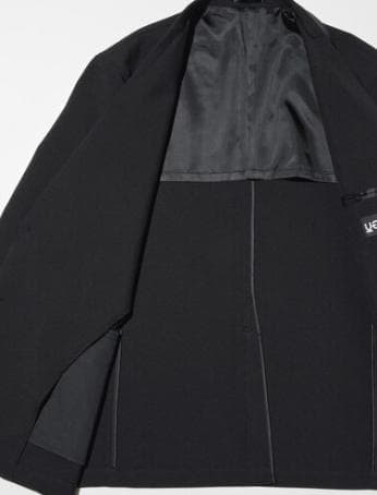 新品　GU　オーバーサイズジャケット UNDERCOVER　S　黒　BLACK