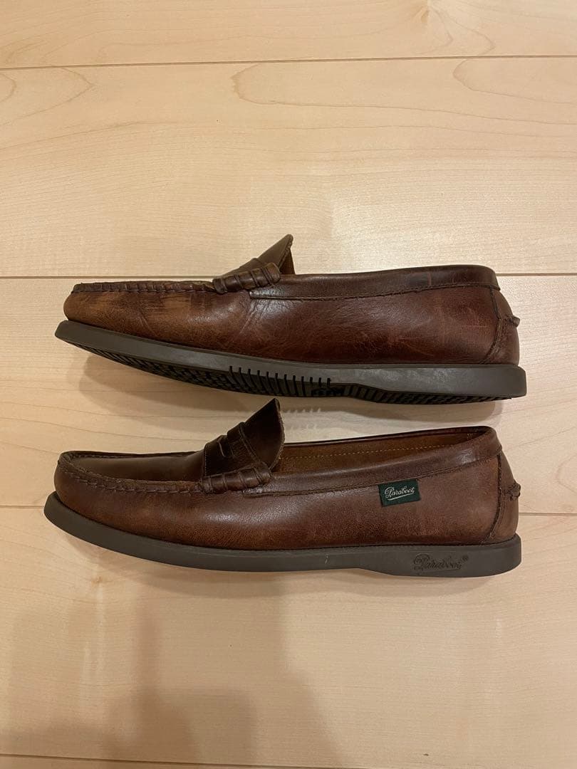 Paraboot パラブーツ コロー モカシン ローファー 5.5 茶色