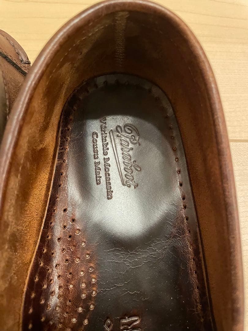 Paraboot パラブーツ コロー モカシン ローファー 5.5 茶色