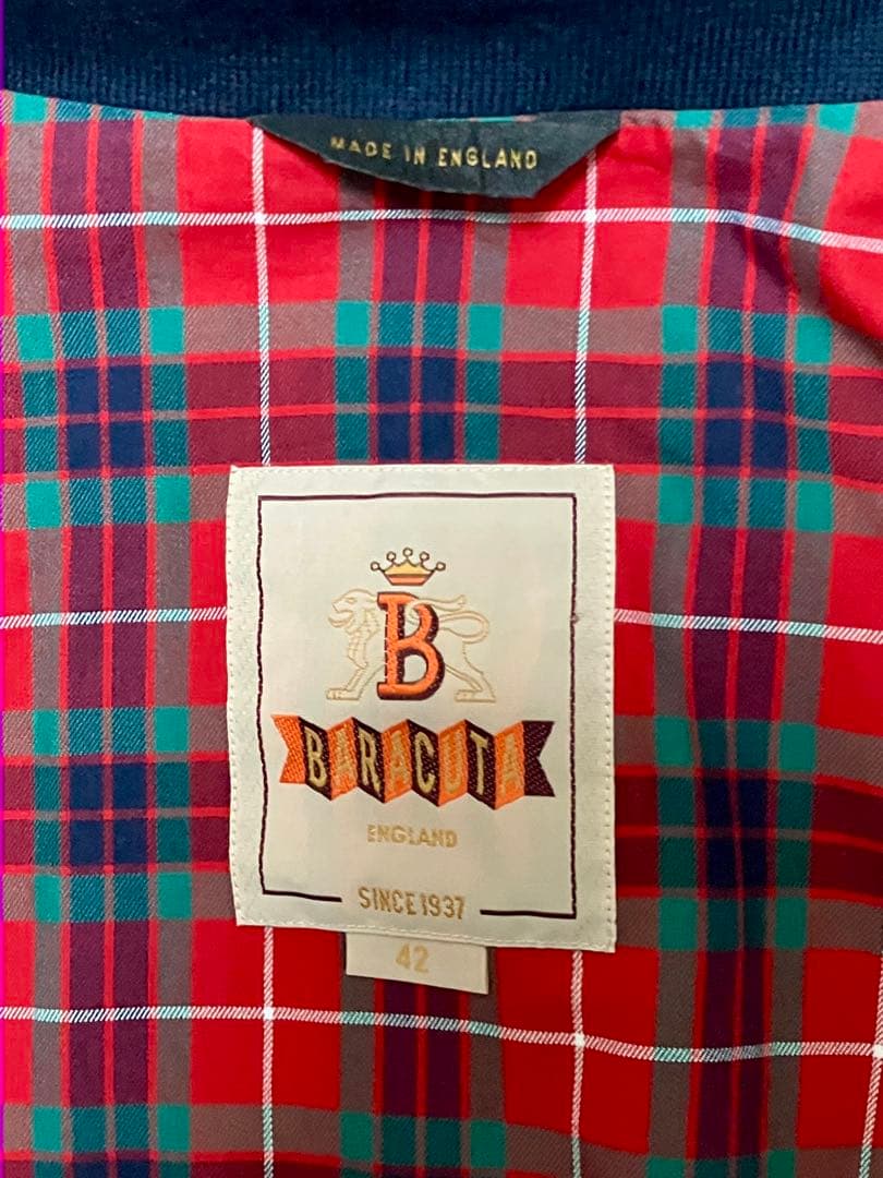 【美品】バラクータ BARACUTA G9 ダークネイビー 42
