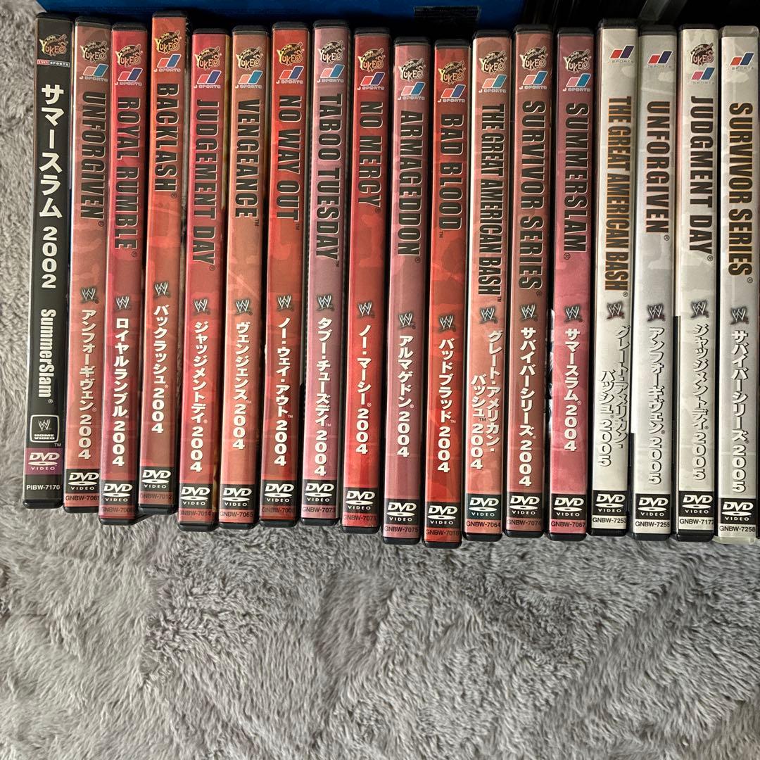 WWE DVDまとめ売り　日本語字幕付き