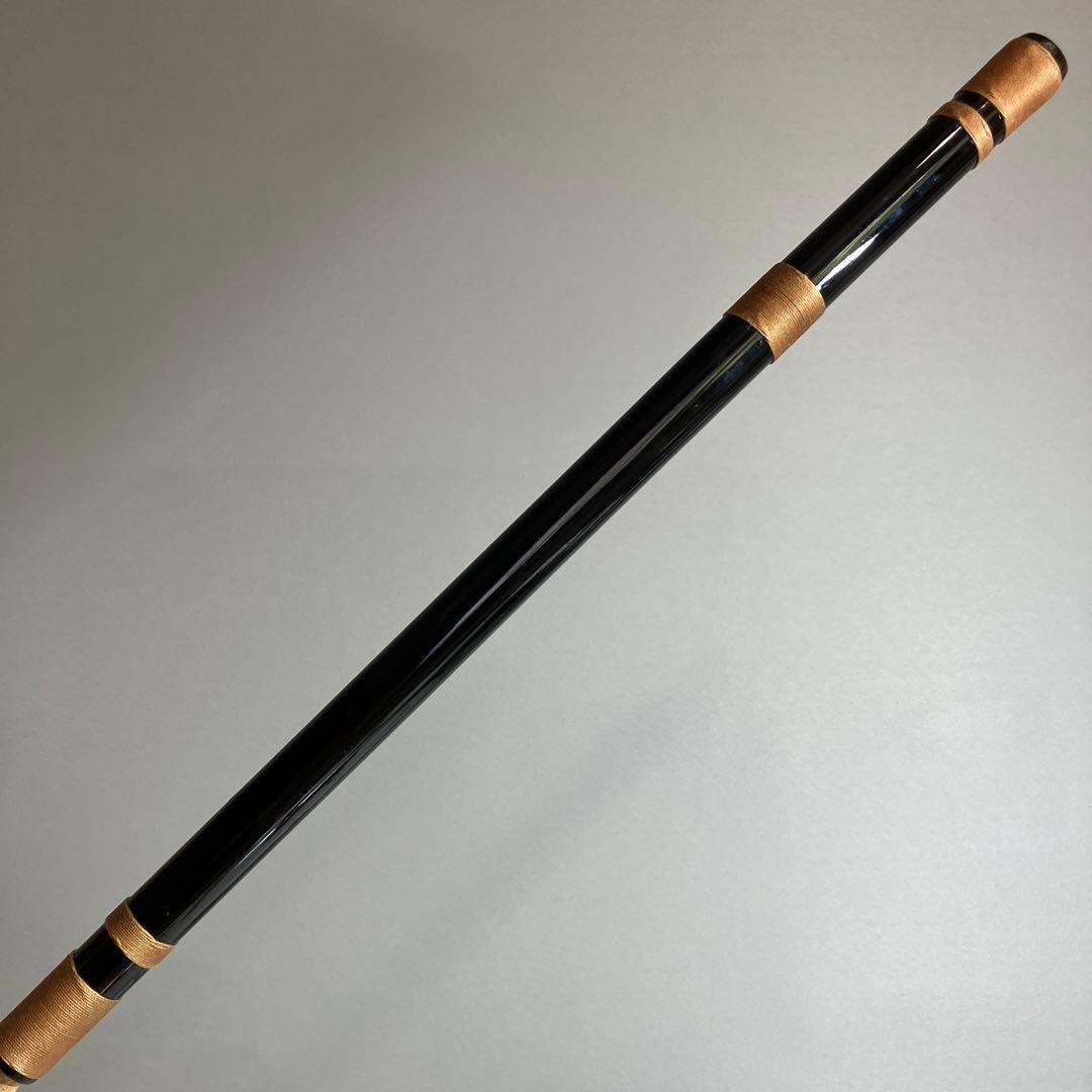 篠笛七本調子 B菅ドレミ調 MR7-102 天地糸巻西洋音階 竹笛 和楽器 黒塗