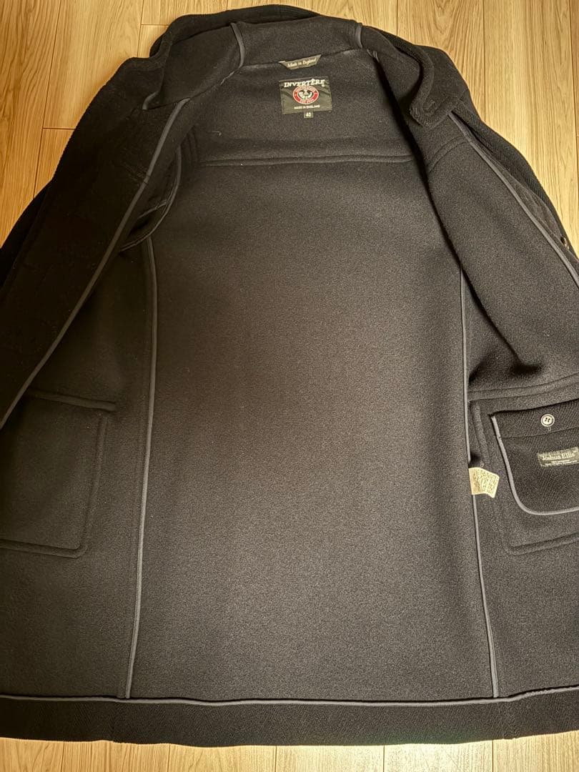 超美品！INVERTEREインバーティア ダッフルコート 40 ネイビー