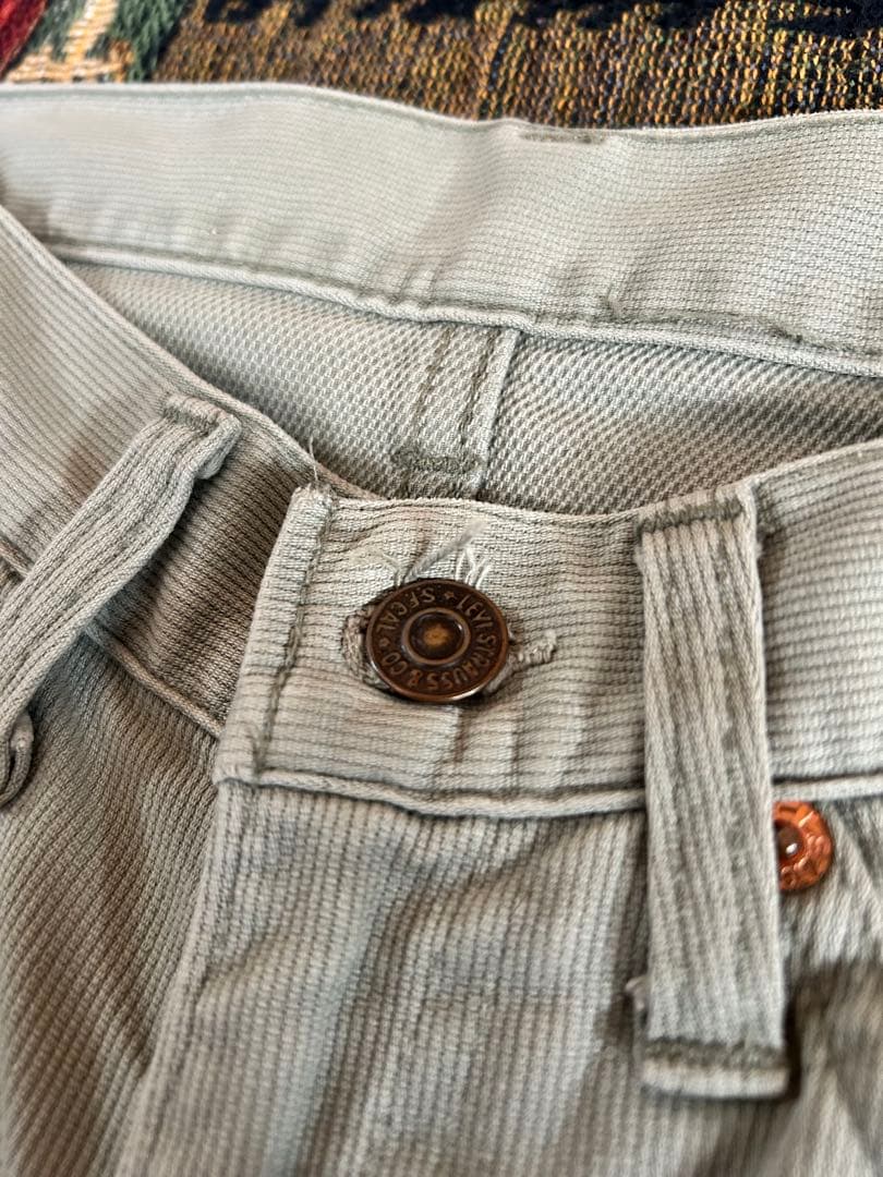 Levi's リーバイス　コットンピケ　60年　ボタン裏33 BIG E デニム