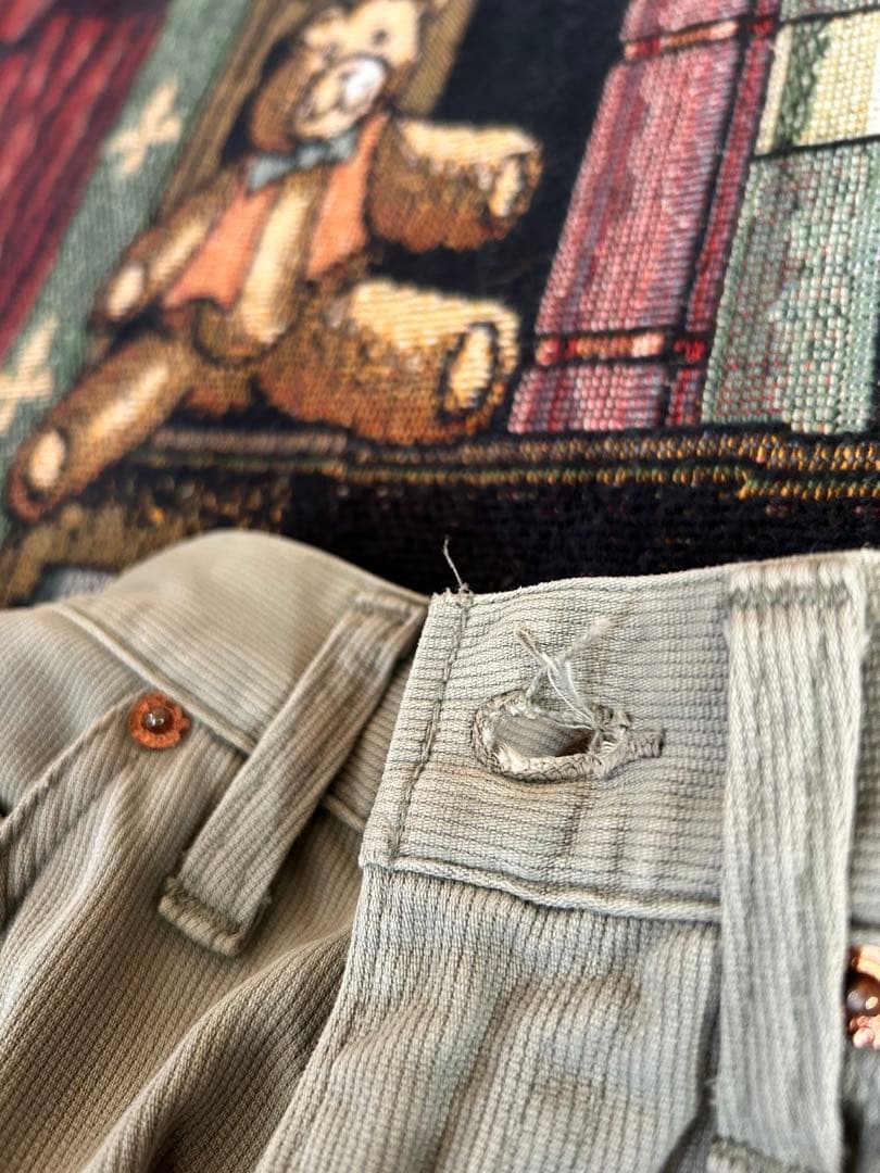 Levi's リーバイス　コットンピケ　60年　ボタン裏33 BIG E デニム