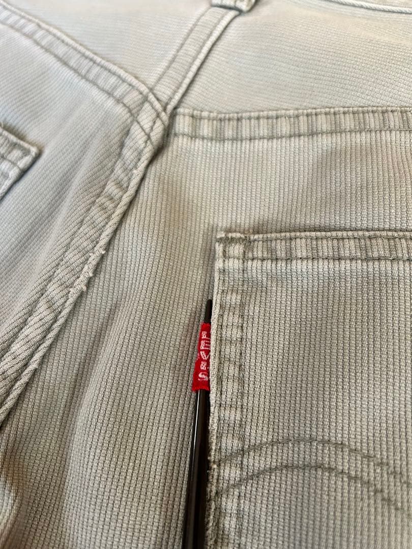 Levi's リーバイス　コットンピケ　60年　ボタン裏33 BIG E デニム