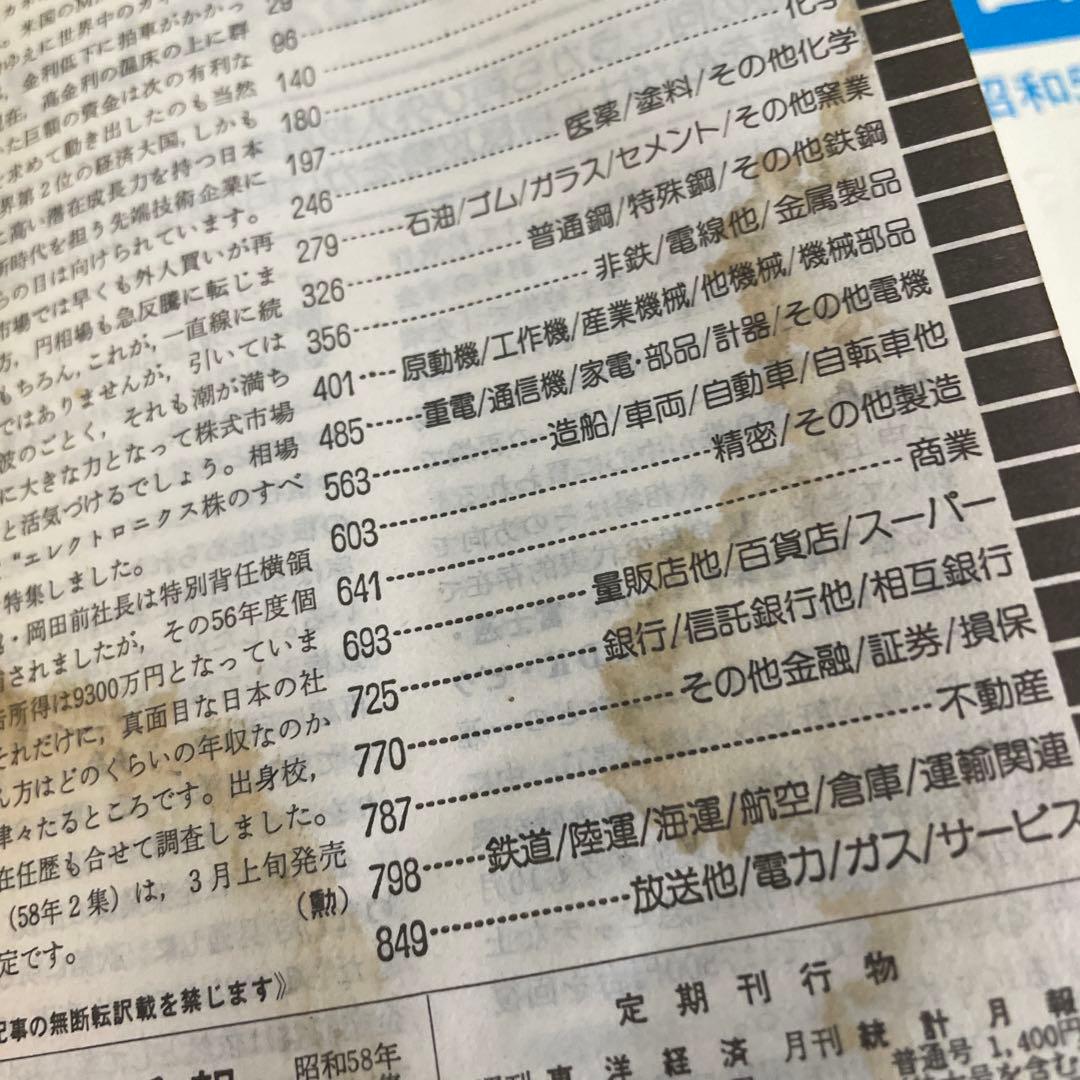 会社四季報 非売品 昭和56年〜58年 12冊