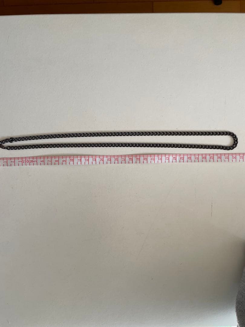 ファイテン　炭化チタンチェーンネックレス　約65cm