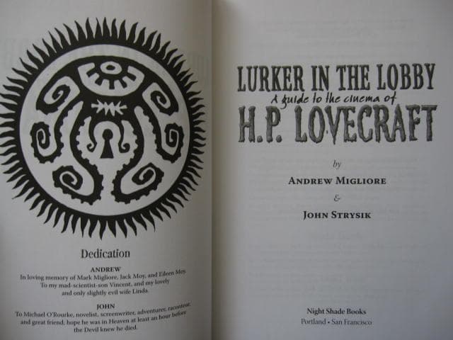 洋書 A Guide to the Cinema of H. P. Lovecraft