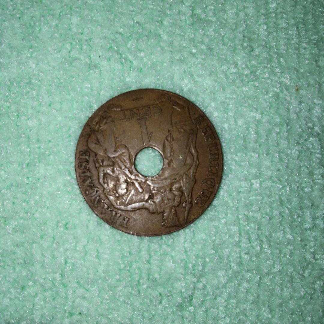 INDO CHINE FRANCAISE 1セント 1925年