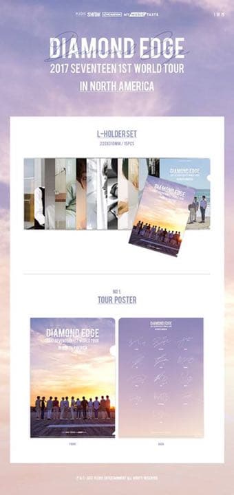 SEVENTEEN DIAMOND EDGE 北アメリカ公演限定　グッズ