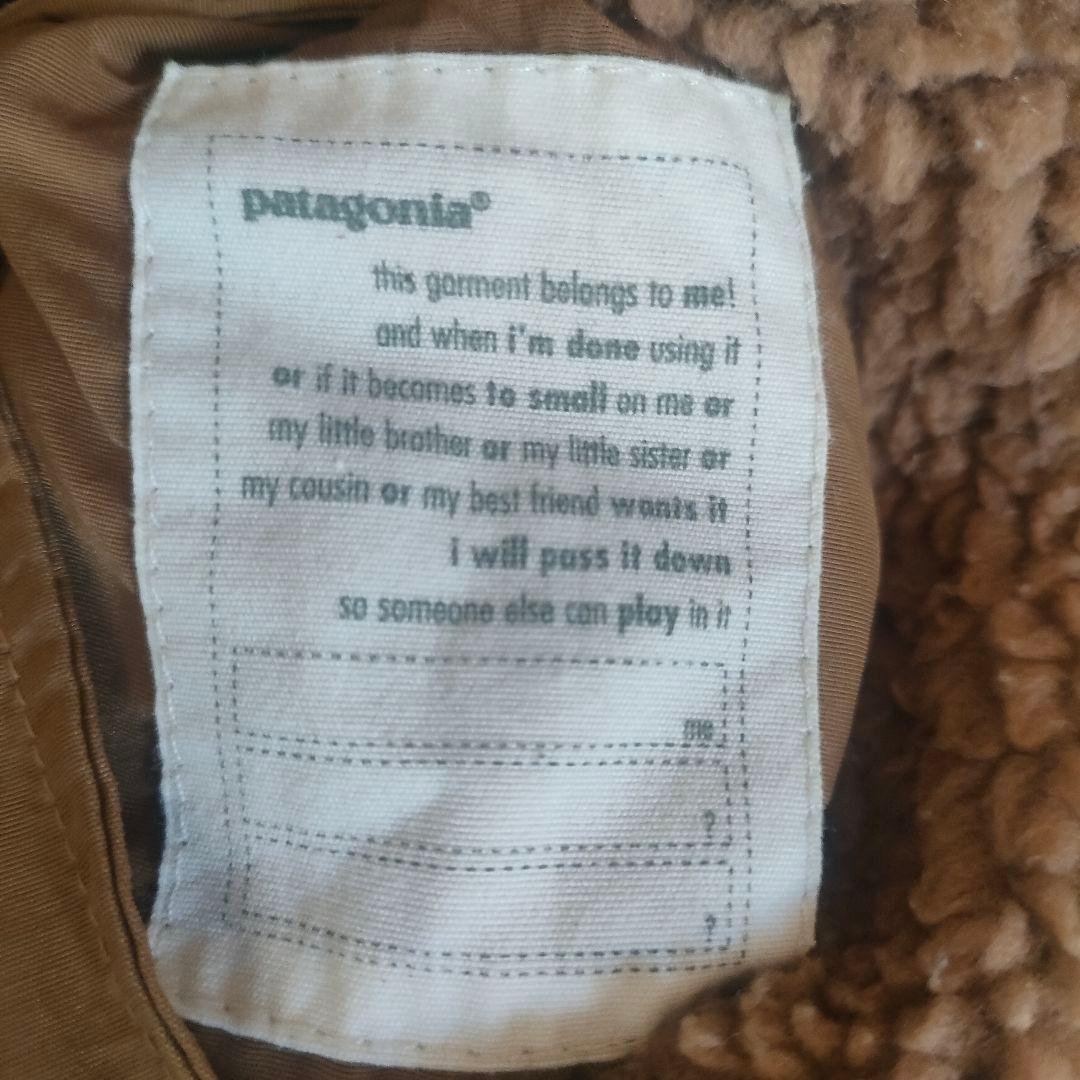 patagonia フリースベスト　白タグ　復刻　レトロX ボア パタゴニア