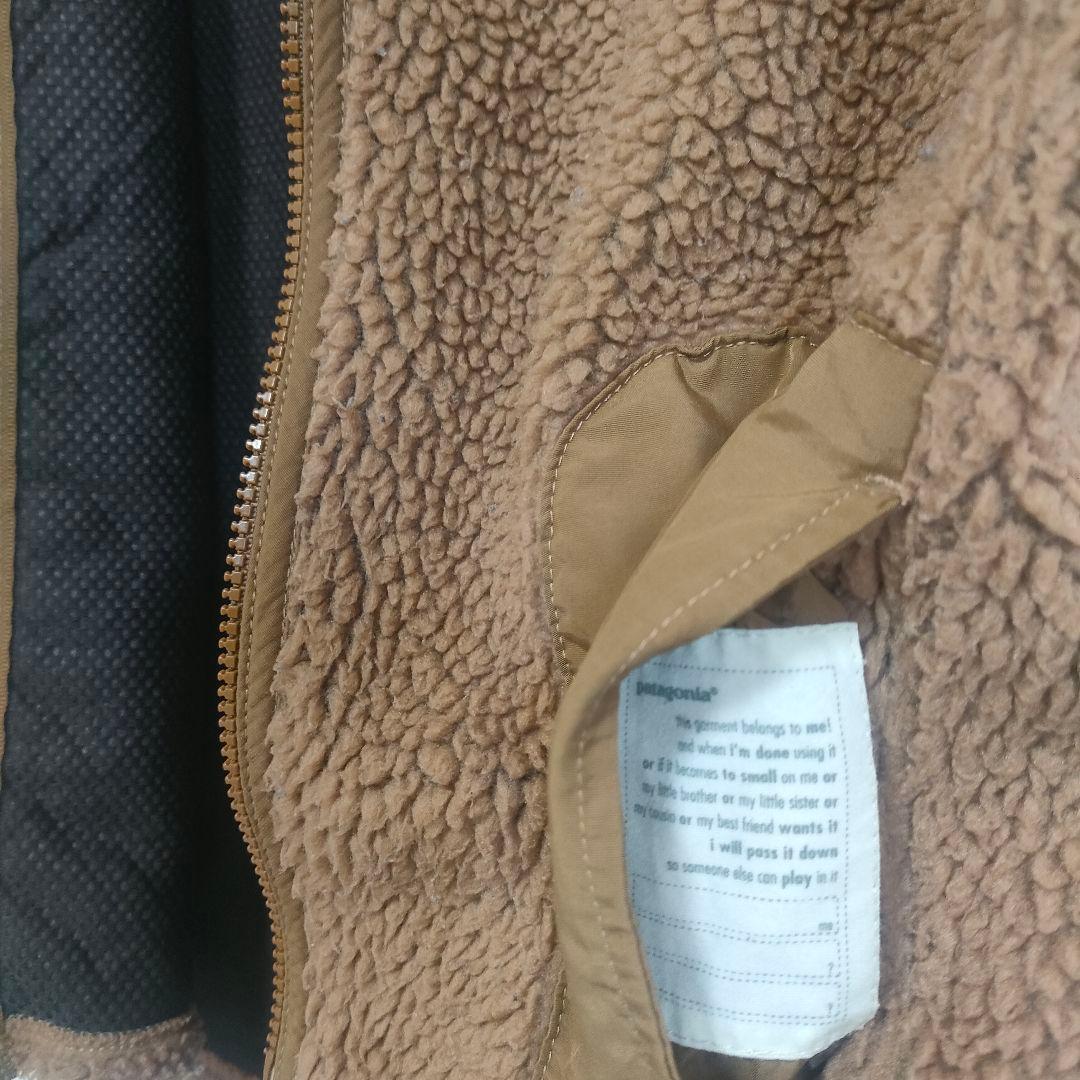 patagonia フリースベスト　白タグ　復刻　レトロX ボア パタゴニア