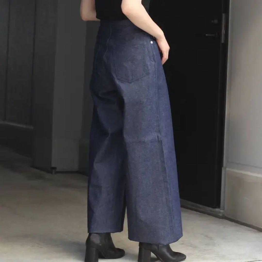 JOHNLAWRENCESULLIVAN リジッドデニムワイドパンツ