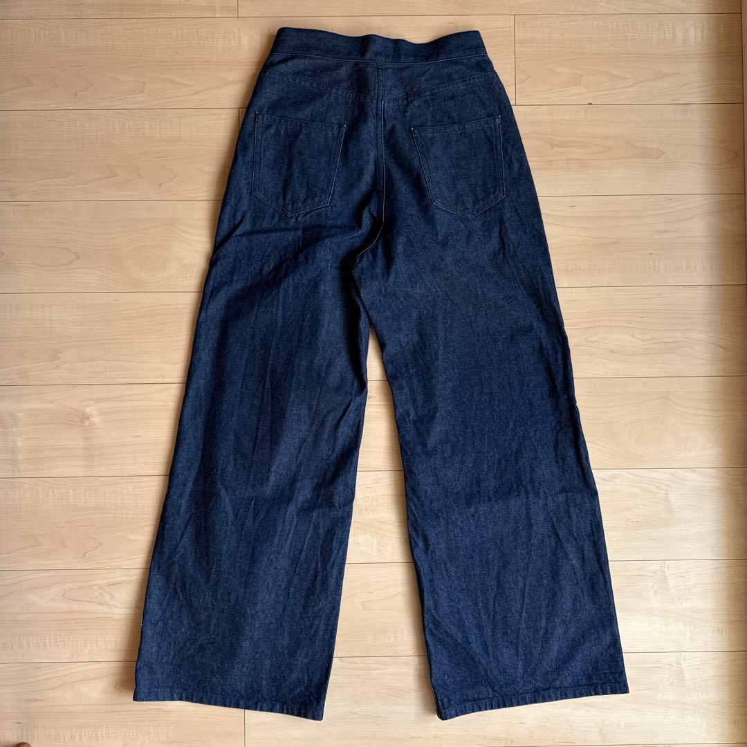 JOHNLAWRENCESULLIVAN リジッドデニムワイドパンツ