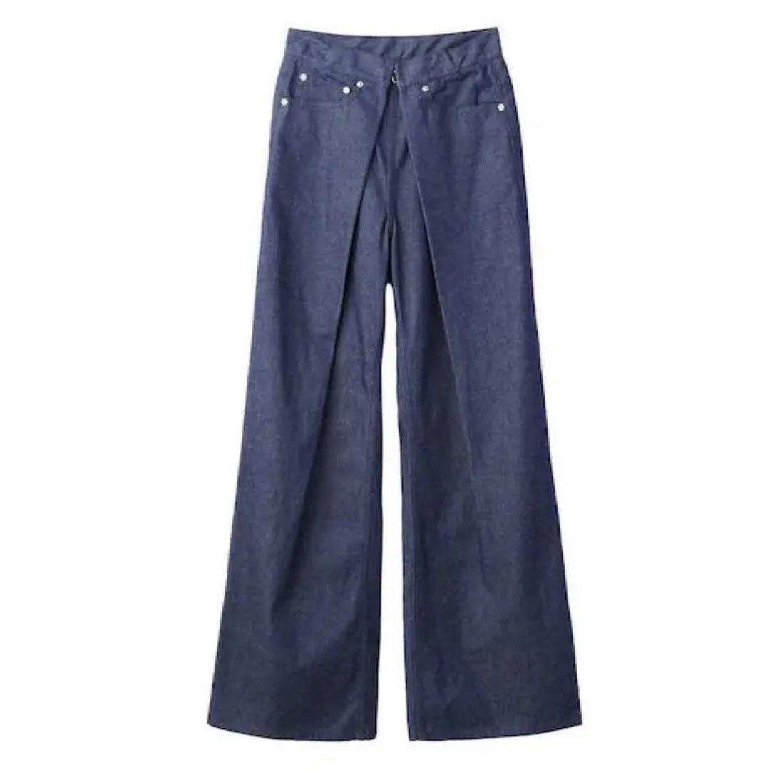 JOHNLAWRENCESULLIVAN リジッドデニムワイドパンツ