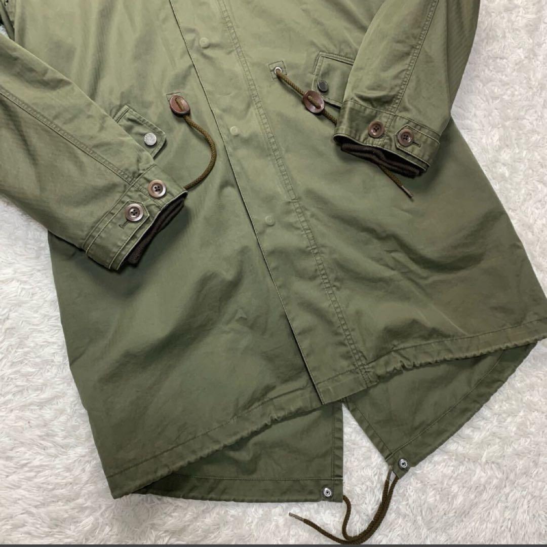 美品 2way ポールスミス モッズコートライナー付 キルティング ミリタリー