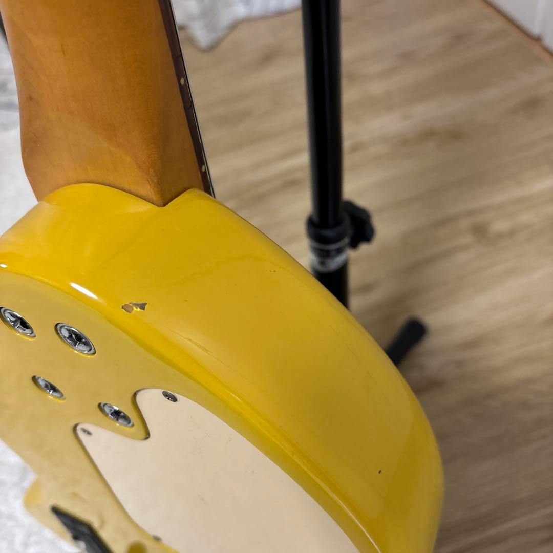 FERNANDES ZO-3 イエロー　完動品　弦高低く弾きやすいです　弦新品