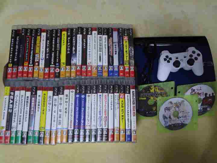 PS3本体＋ソフト51本セット！訳ありジャンク品※送料込み！