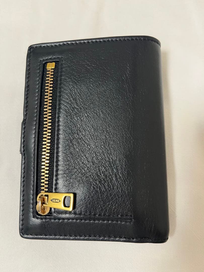 【値下げ】J&M Davidson ロサンジフォルド ブラック 折り財布