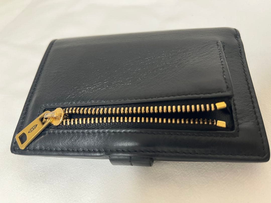 【値下げ】J&M Davidson ロサンジフォルド ブラック 折り財布