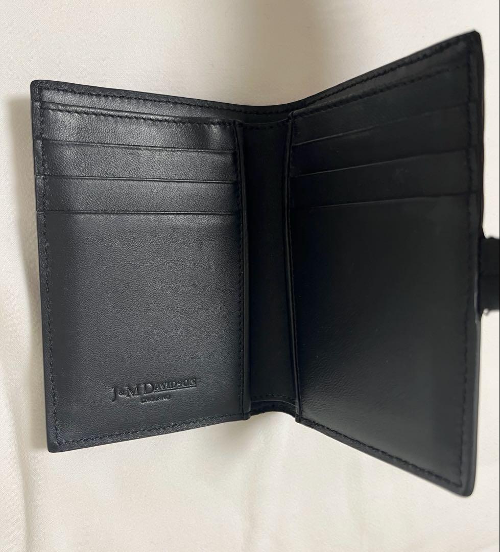 【値下げ】J&M Davidson ロサンジフォルド ブラック 折り財布