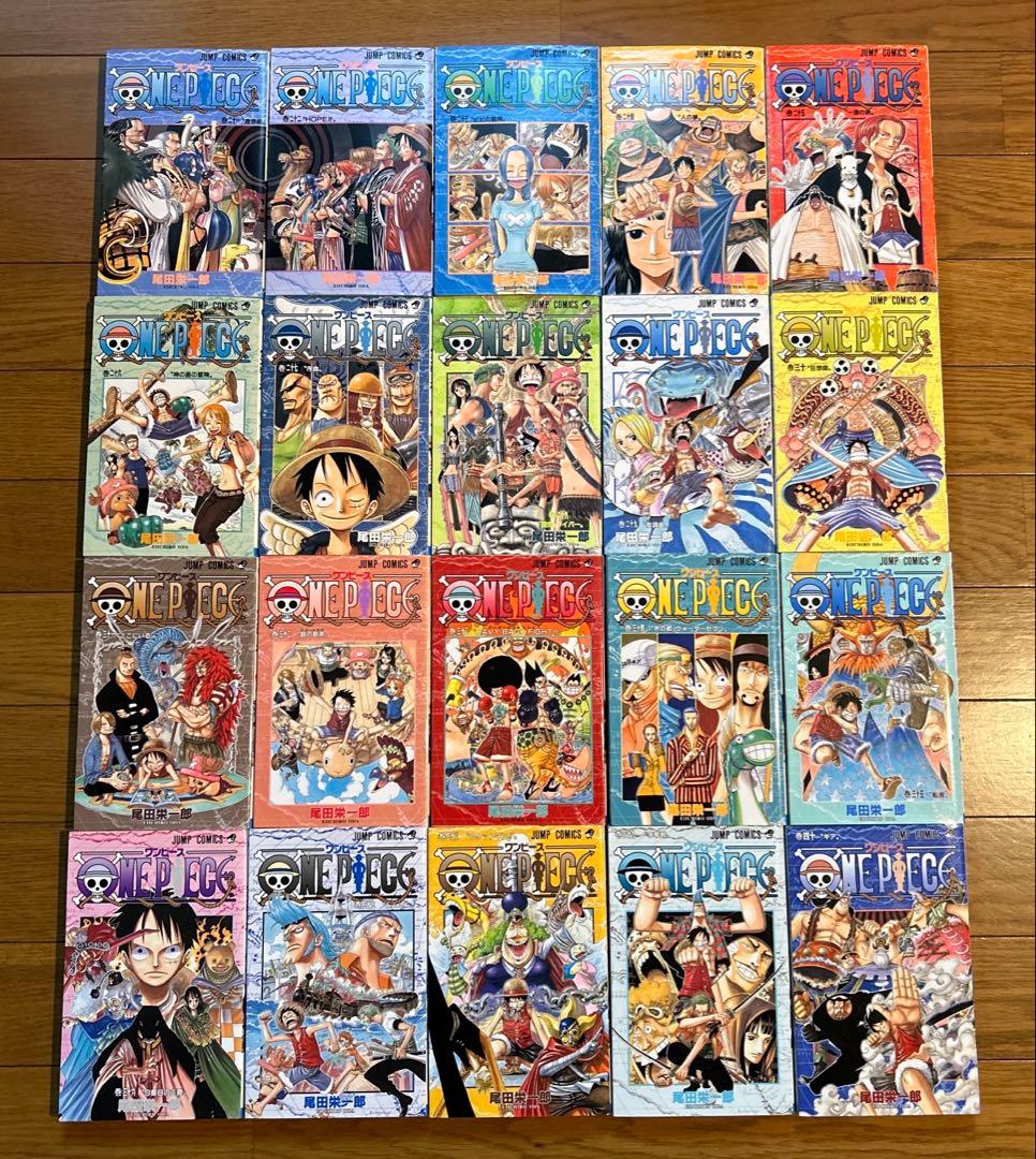 （週末値下げ）ワンピース ONE PIECE 1巻〜105巻セット+関連本4冊