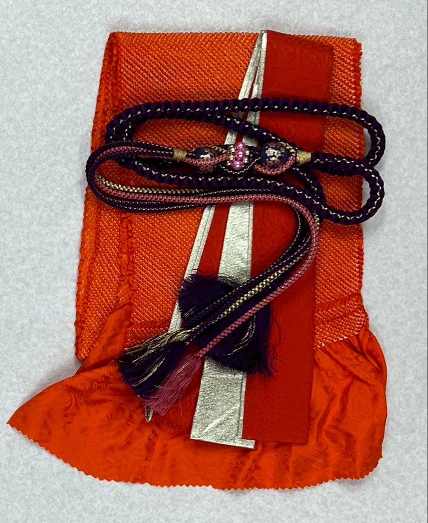 振り袖　フルセット　別誂長襦袢　金彩加工　刺繍入り　成人式　紺色　856