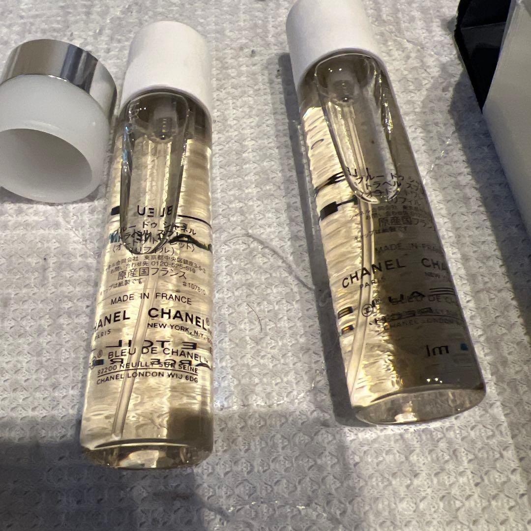CHANEL 香水　　 箱付き　2本　ブルー ドゥ シャネル トラベル