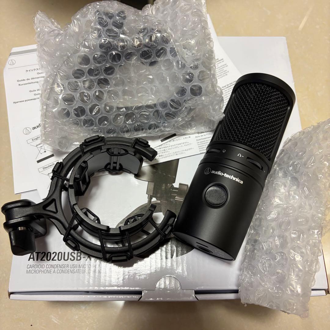 【美品】audio-technica AT2020USB-X（+AT8455）