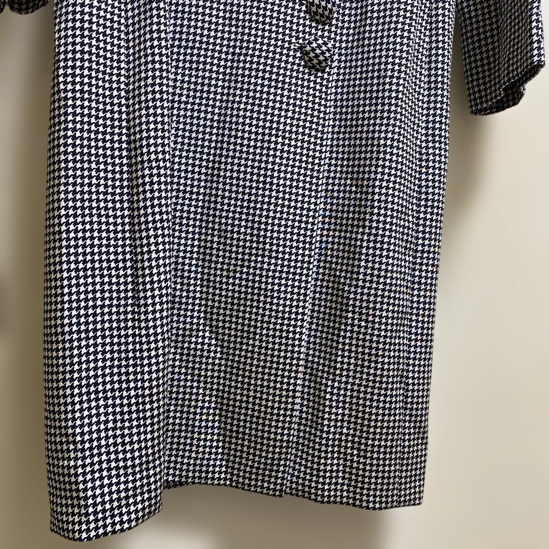 Christian Dior プレタポルテ ワンピース 千鳥柄