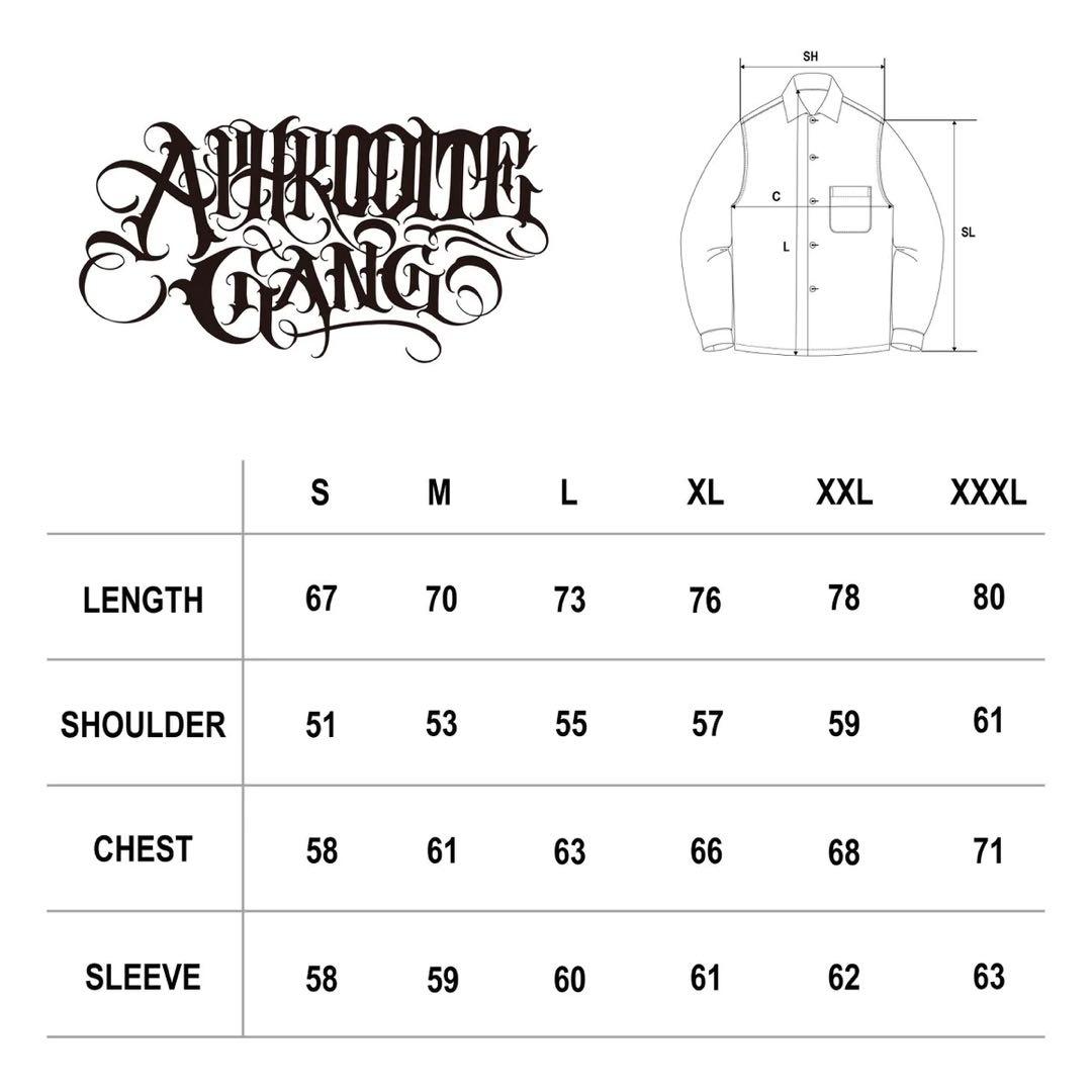 GAKKIN x BUDSPOOL 花罰家紋 L/S HAWAIlAN SHIR