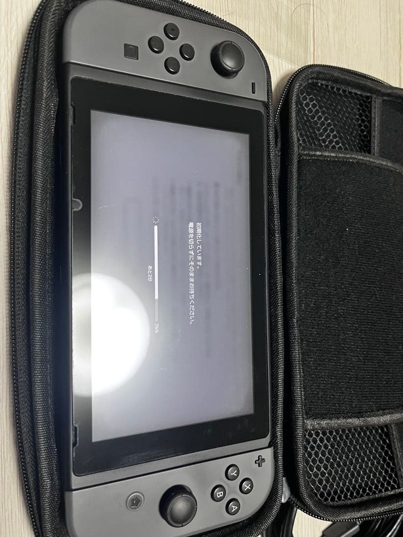 Nintendo Switch 本体 グレー 付属品付き