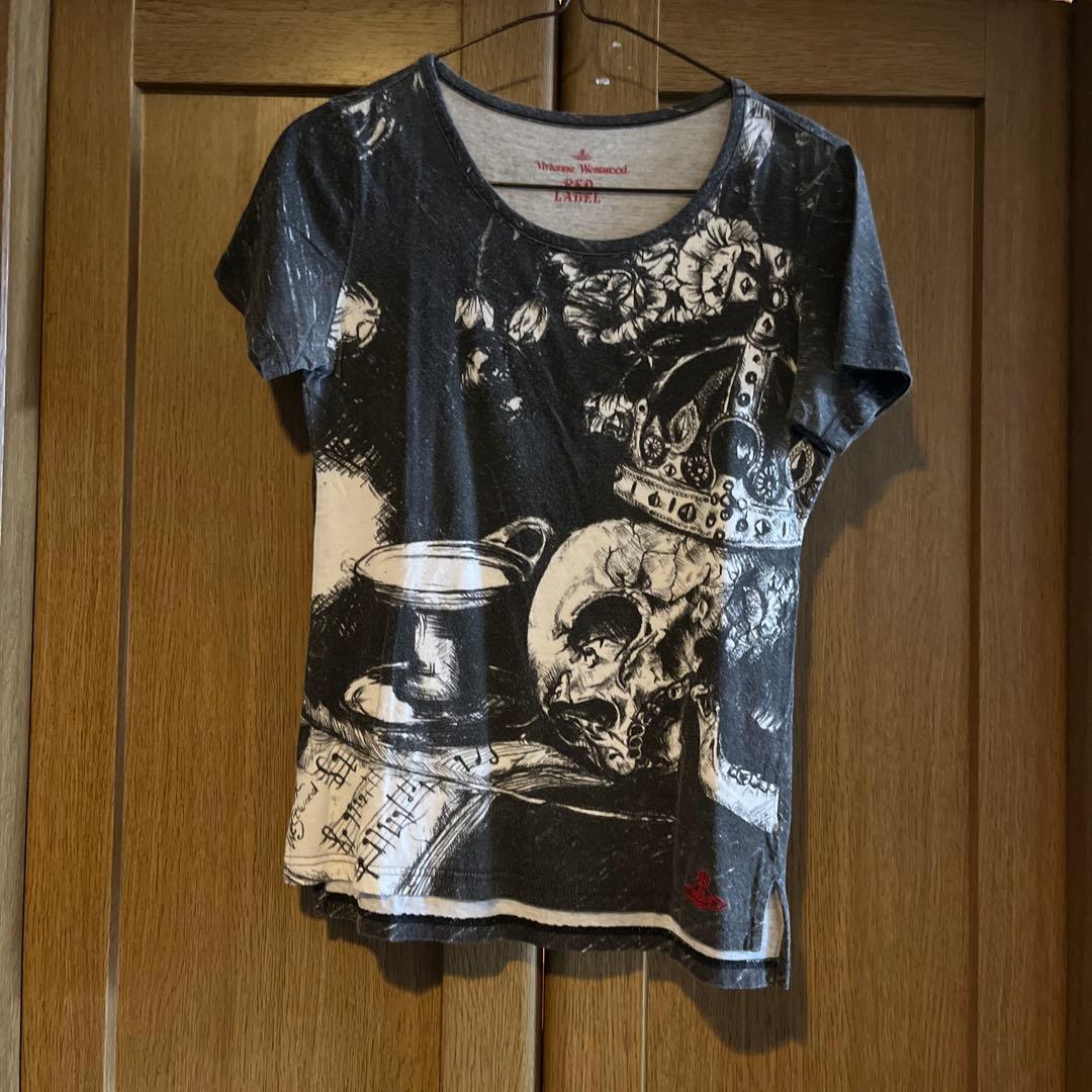 Vivienne Westwood スカルプリントTシャツ Sサイズ