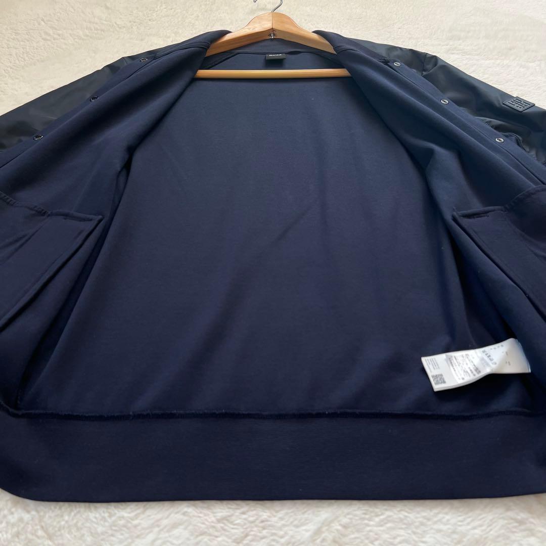 希少✨HUGO BOSS 切替 スウェット ボンバージャケット Skiles