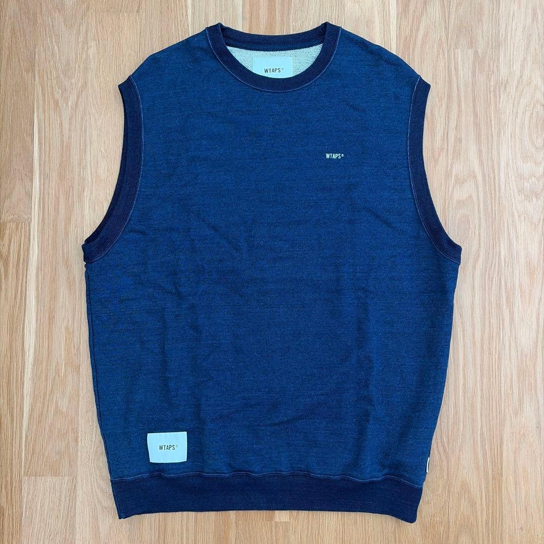 WTAPS ネイビー インディゴ ベストM