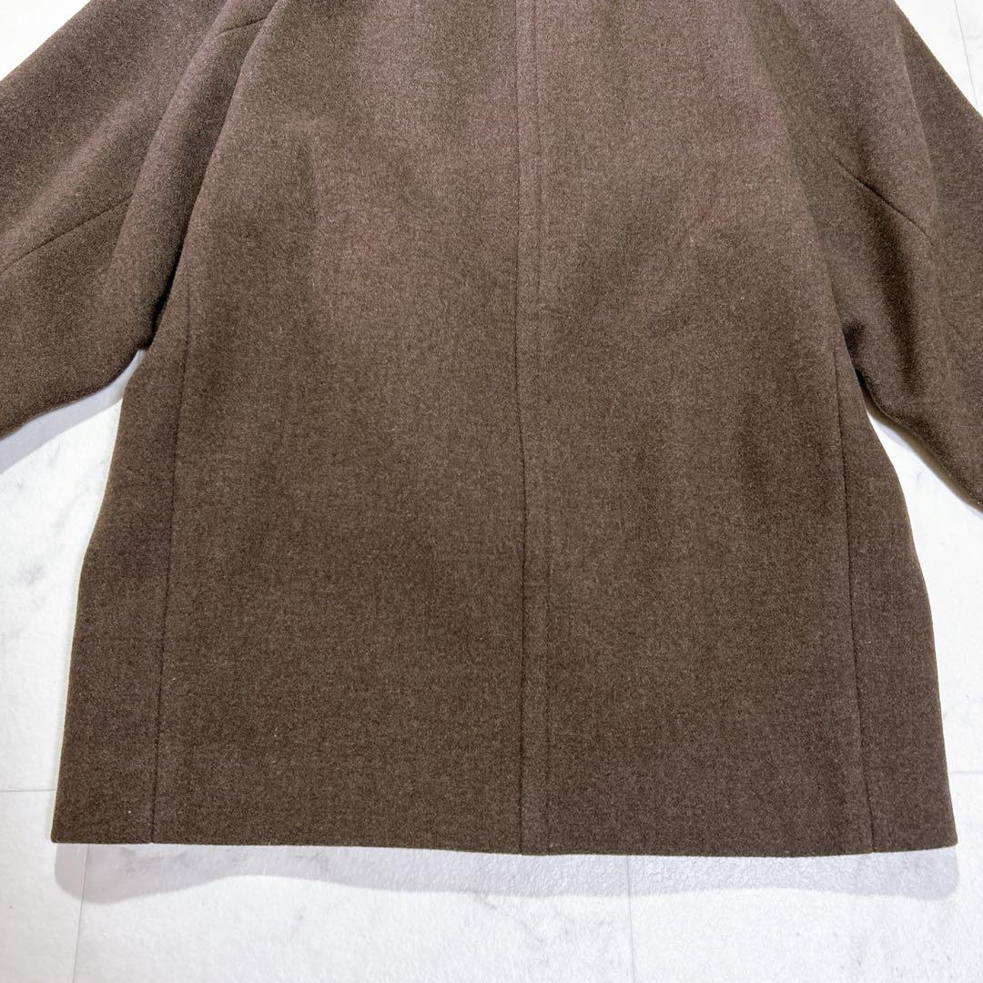 美品 MANTECOメルトンメランジミドル丈コート ユナイテッドアローズ M
