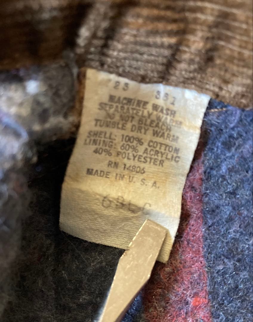 60-70s Carhartt Chore Coat カバーオール 38