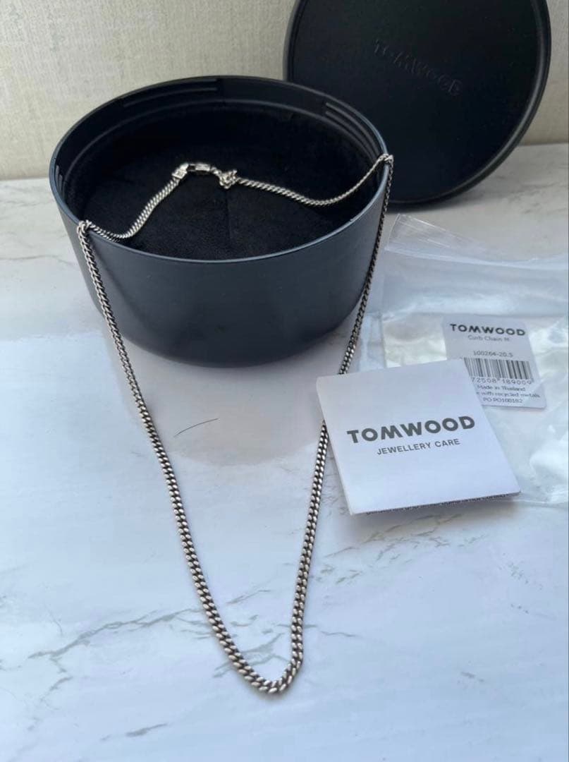 アクセサリー TOM WOOD Curb Chain M Necklace