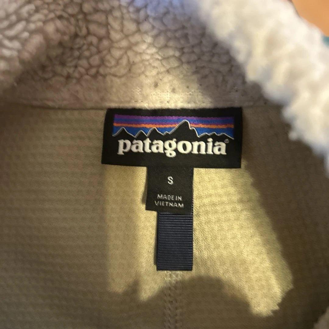 patagonia フリースベスト S /グリーンメンズ