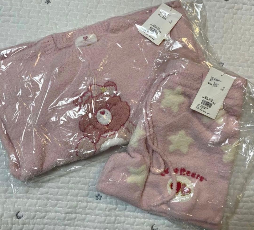 ケアベア 上下セット ルームウェア ピンク 新品