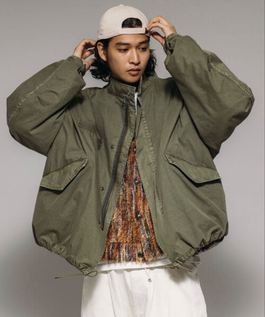 ビッグシルエット ライナーセット ショートモッズコート