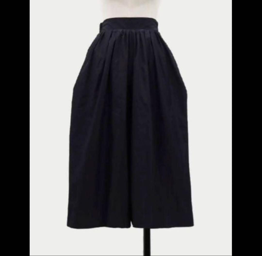 machatt メモリーキュロットパンツ　ブラック