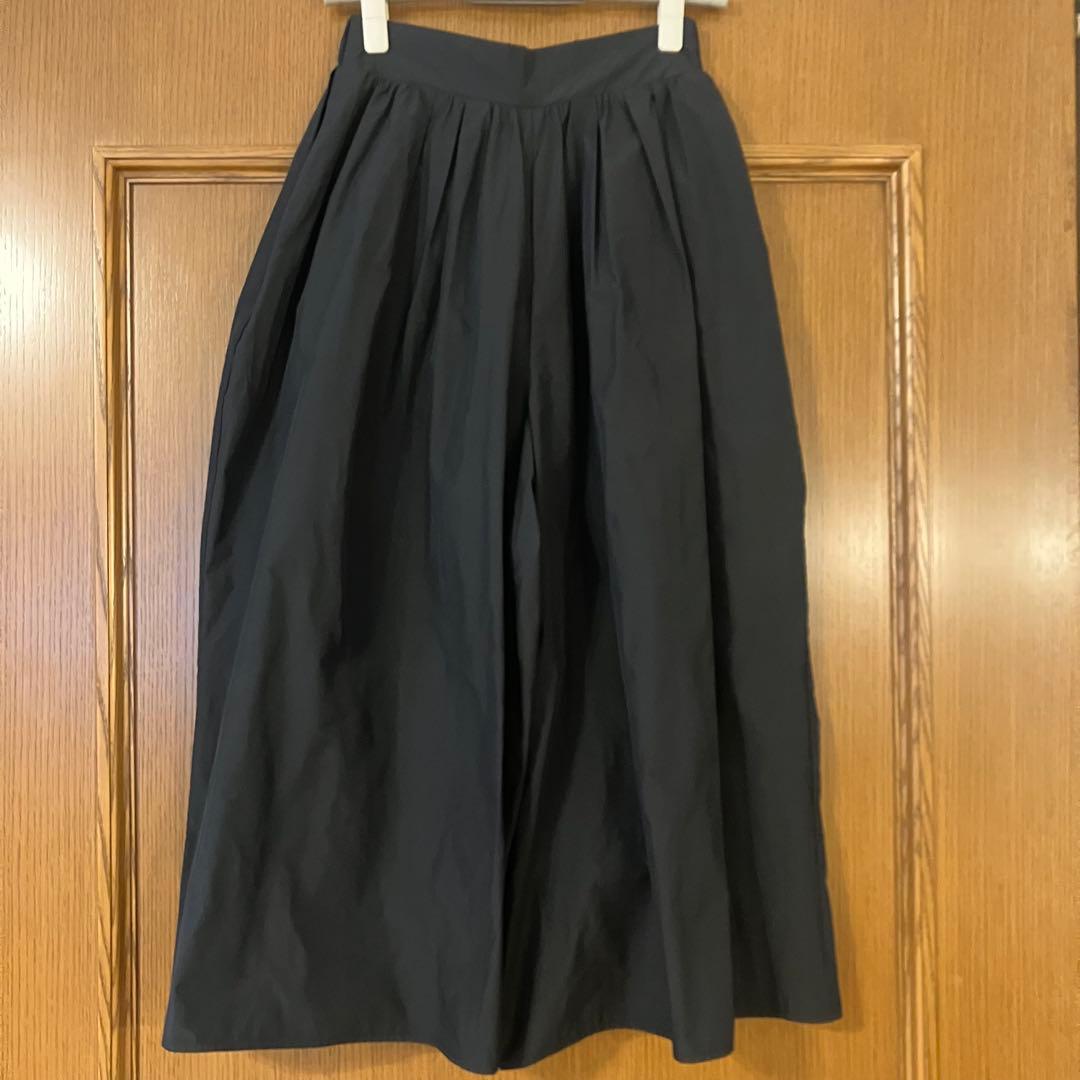 machatt メモリーキュロットパンツ　ブラック