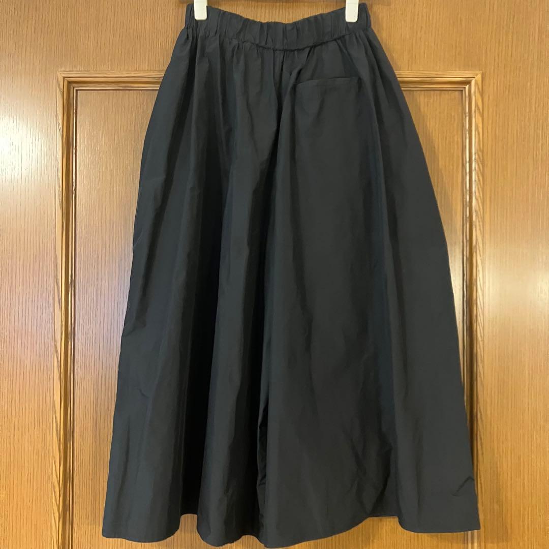 machatt メモリーキュロットパンツ　ブラック
