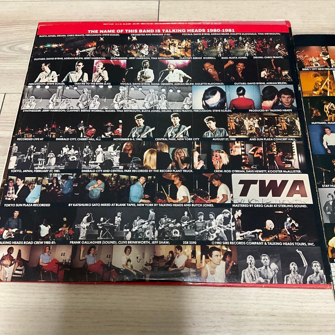 トーキング・ヘッズ LIVE 2 LP アメリカ盤レコード